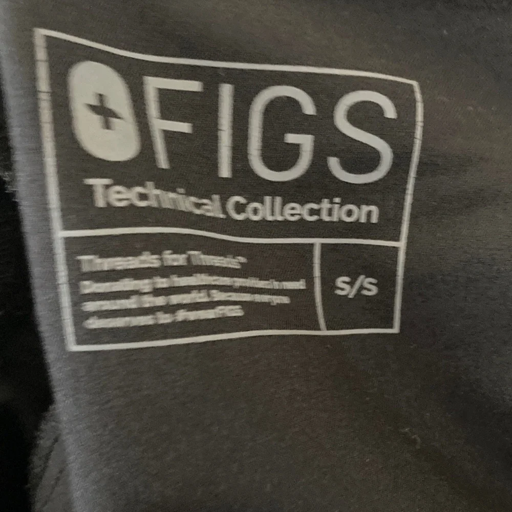 Figs Black Women's Jogger Set - Top & Jogger Style Pants Sz XXS/S/S